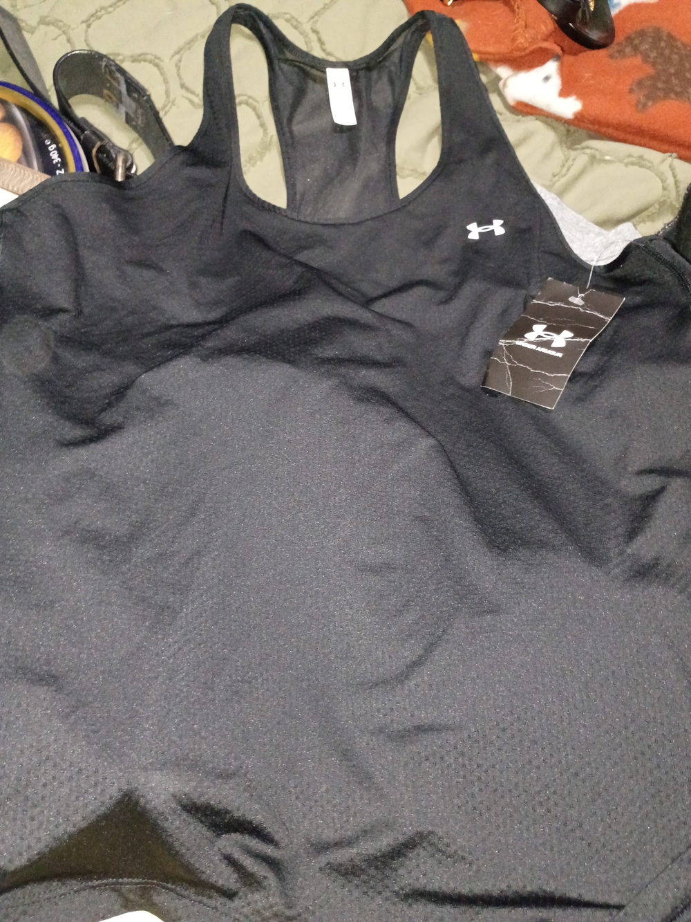 Under Armour Black Performance Racerback Tank